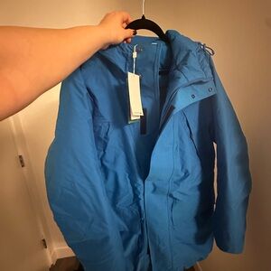 Lacoste Men's Vibrant Blue Puffer Jacket